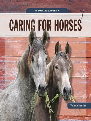 cover image of Caring for Horses